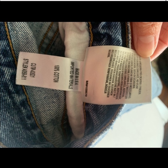 Agolde Riley Jeans Size 27 - Picture 3 of 4